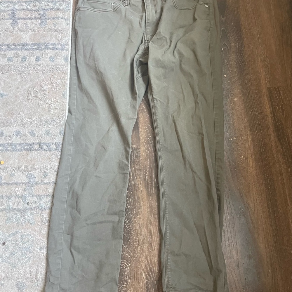 Men’s Green Levi Denzien Jeans